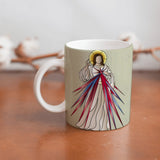 Collection of beautiful ceramic sublimation children's mugs with Catholic prints to remind us of our faith and to encourage us to pray daily. Dishwasher proof.