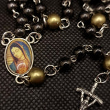 Our Lady of Guadalupe and Saint Pope John Paul II Papal Cross