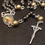 Our Lady of Guadalupe and Saint Pope John Paul II Papal Cross