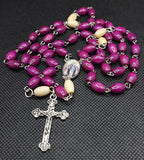 Our Lady of Immaculate Conception and Medjugorje Rosary, The Village Artist, Kim Williams Rosary Designs