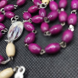 Our Lady of Immaculate Conception and Medjugorje Rosary, The Village Artist, Kim Williams Rosary Designs
