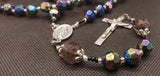 Our Lady of Graces Miraculous Heirloom Rosary. Kim Williams Rosaries. The Village Artist.