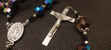 Our Lady of Graces Miraculous Heirloom Rosary. Kim Williams Rosaries. The Village Artist.