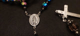 Our Lady of Graces Miraculous Heirloom Rosary. Kim Williams Rosaries. The Village Artist.