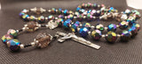 Our Lady of Graces Miraculous Heirloom Rosary. Kim Williams Rosaries. The Village Artist.