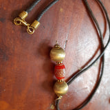 Egyptian-goddess Golden Ball  Pendant Necklace