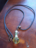 Mellow Yellow Vintage Jub-jub Pendant Necklace