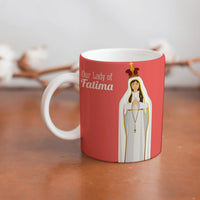 Collection of beautiful ceramic sublimation children's mugs with Catholic prints to remind us of our faith and to encourage us to pray daily. Dishwasher proof.