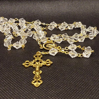 beautiful handmade Catholic Rosary by the Village Artist