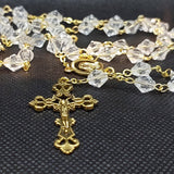 beautiful handmade Catholic Rosary by the Village Artist