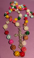 Heirloom stainglass Rosary