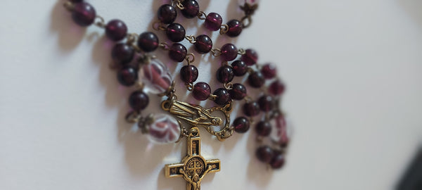 Beautiful vintage St Benedict Rosary