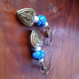 Handmade Vintage Bohemian heart Earrings