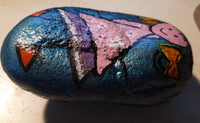 Hand-painted rock, Kim Williams Designs, The Village Artist