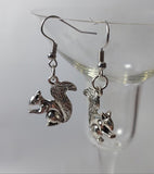 Silver Squirrel Charms